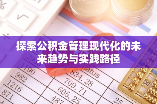 丹巴探索公积金管理现代化的未来趋势与实践路径