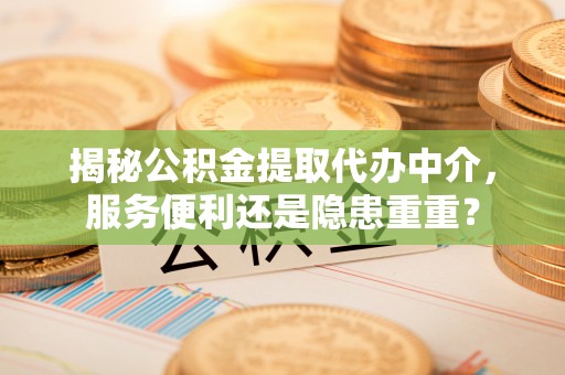 丹巴揭秘公积金提取代办中介，服务便利还是隐患重重？
