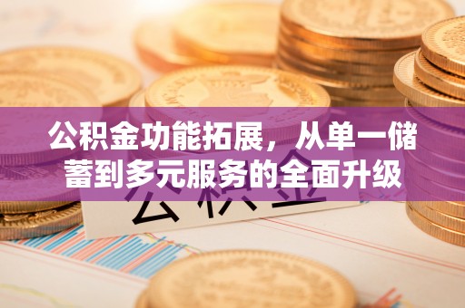 丹巴公积金功能拓展，从单一储蓄到多元服务的全面升级